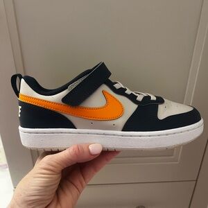 Nike Kids' Navy & Orange Court Shoes